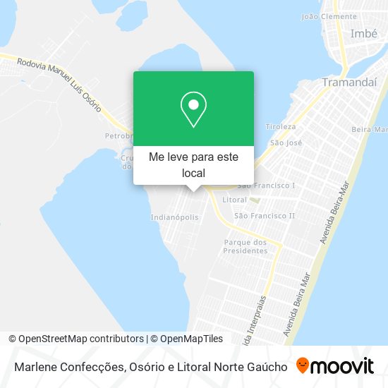 Marlene Confecções mapa