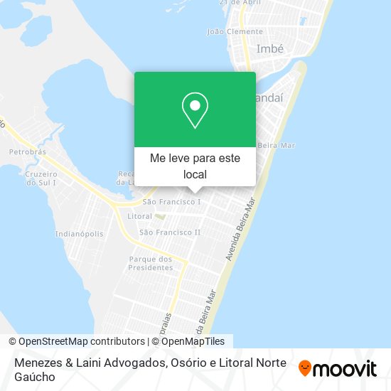 Menezes & Laini Advogados mapa