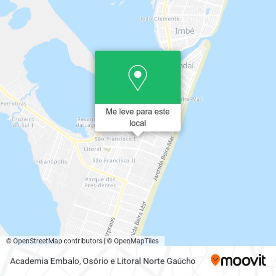 Academia Embalo mapa