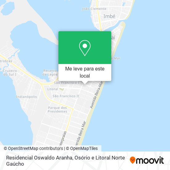 Residencial Oswaldo Aranha mapa