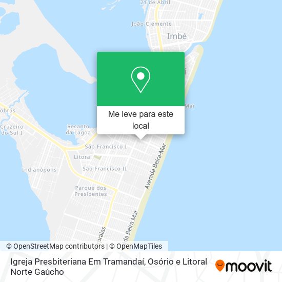 Igreja Presbiteriana Em Tramandaí mapa