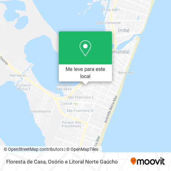 Floresta de Casa mapa