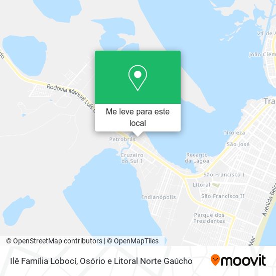 Ilê Família Lobocí mapa