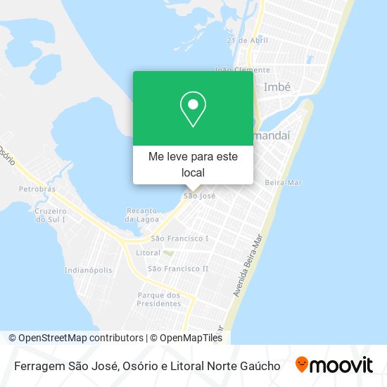 Ferragem São José mapa