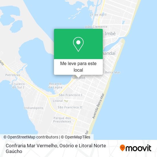 Confraria Mar Vermelho mapa
