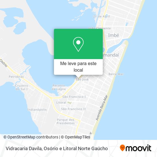 Vidracaria Davila mapa