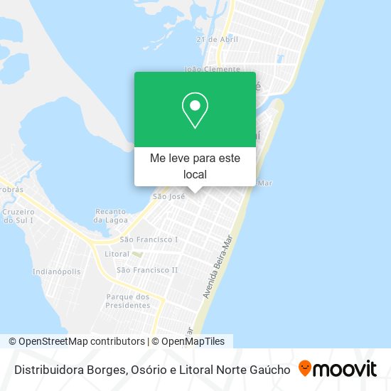 Distribuidora Borges mapa
