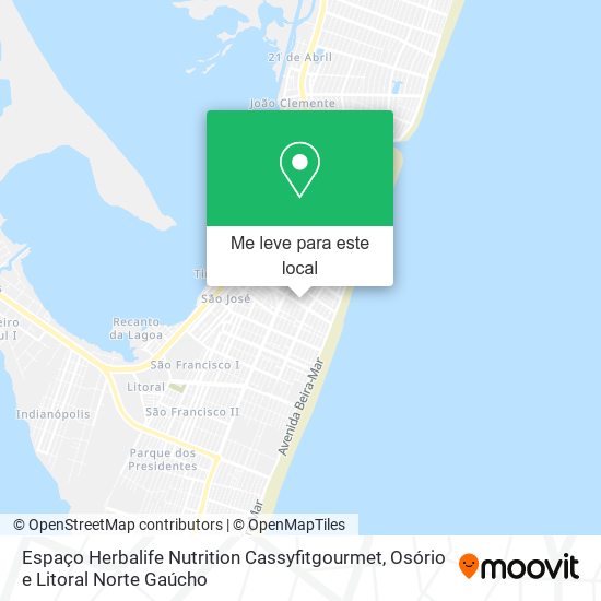 Espaço Herbalife Nutrition Cassyfitgourmet mapa