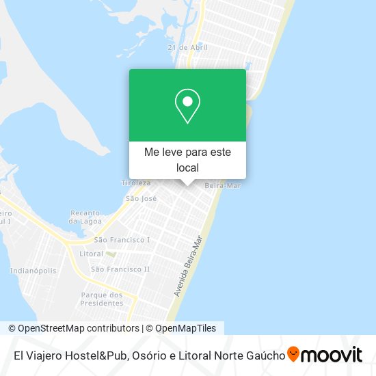 El Viajero Hostel&Pub mapa
