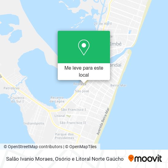 Salão Ivanio Moraes mapa