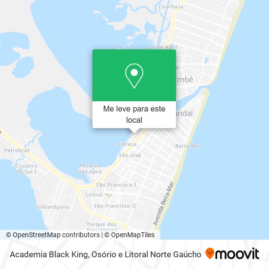 Academia Black King mapa