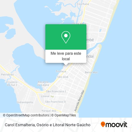 Carol Esmalteria mapa