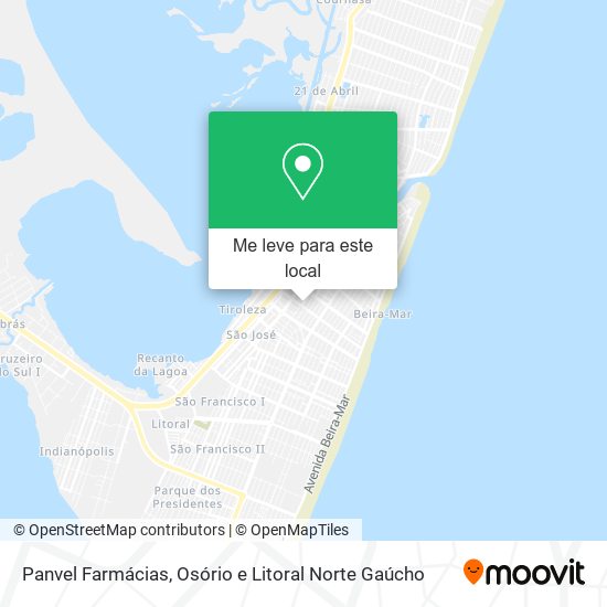 Panvel Farmácias mapa