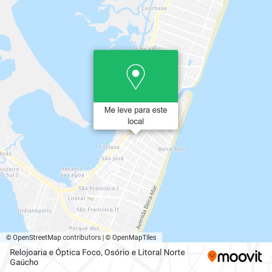 Relojoaria e Óptica Foco mapa