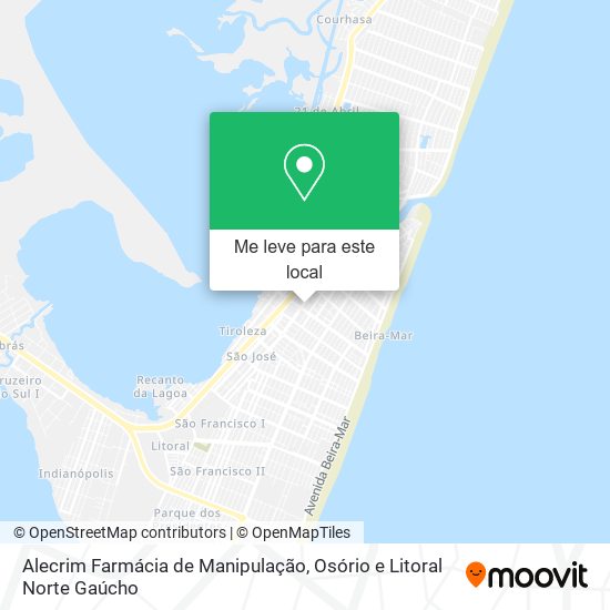 Alecrim Farmácia de Manipulação mapa
