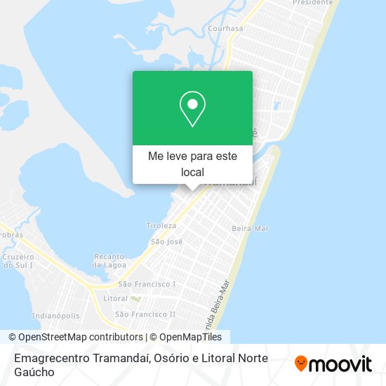 Emagrecentro Tramandaí mapa