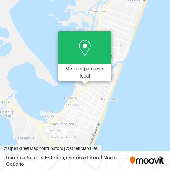Ramona Salão e Estética mapa