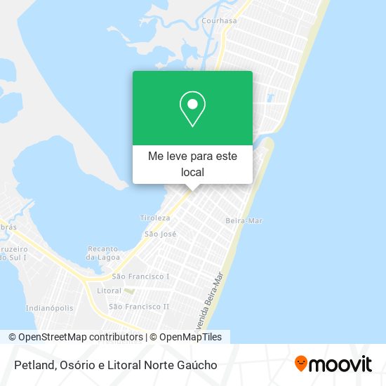Petland mapa