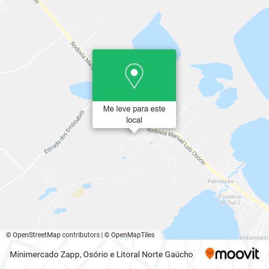 Minimercado Zapp mapa
