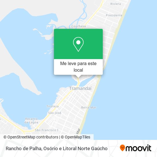 Rancho de Palha mapa