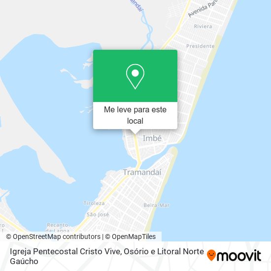 Igreja Pentecostal Cristo Vive mapa