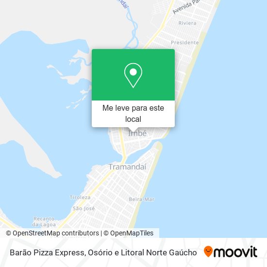 Barão Pizza Express mapa