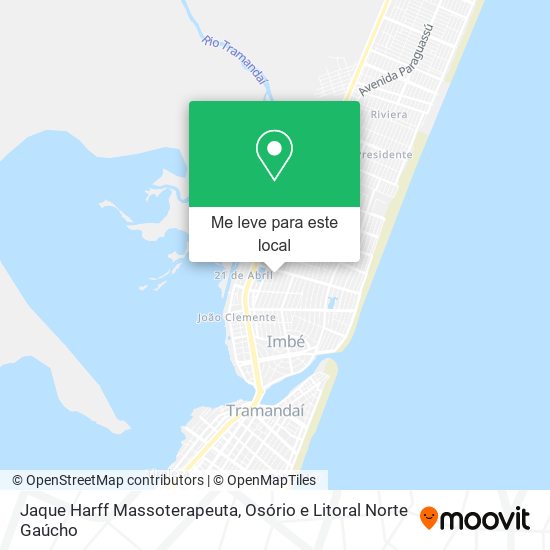 Jaque Harff Massoterapeuta mapa