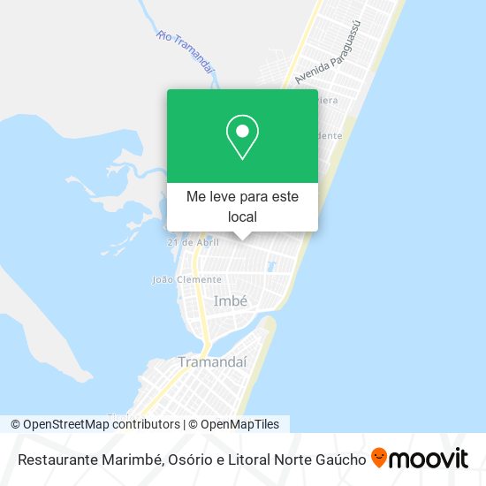 Restaurante Marimbé mapa