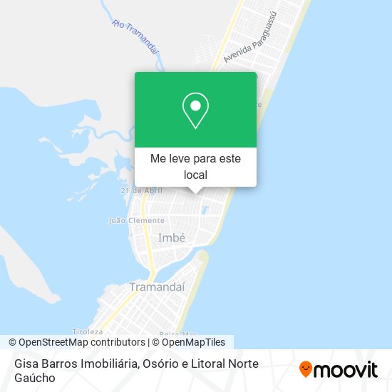 Gisa Barros Imobiliária mapa