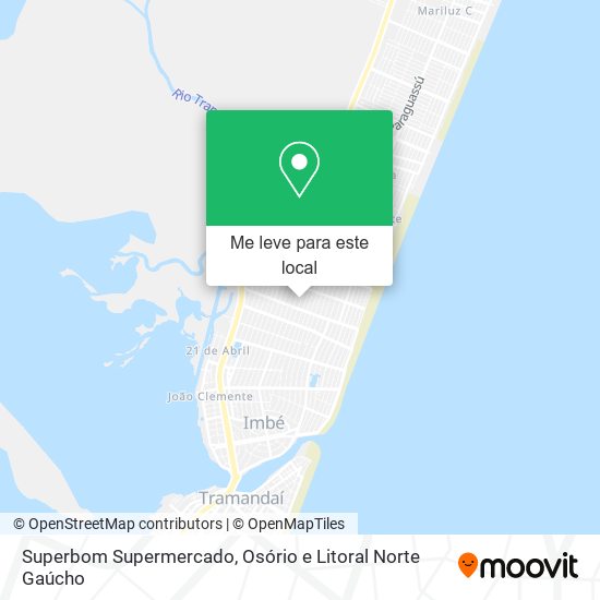 Superbom Supermercado mapa