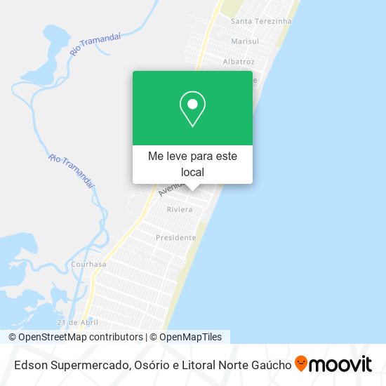 Edson Supermercado mapa