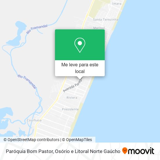 Paróquia Bom Pastor mapa