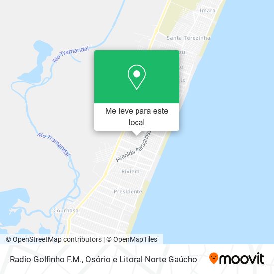 Radio Golfinho F.M. mapa