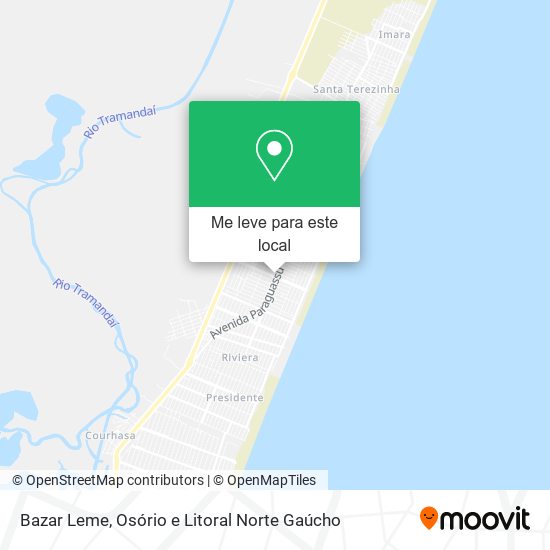 Bazar Leme mapa