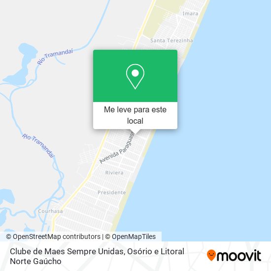 Clube de Maes Sempre Unidas mapa