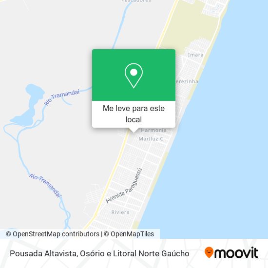 Pousada Altavista mapa