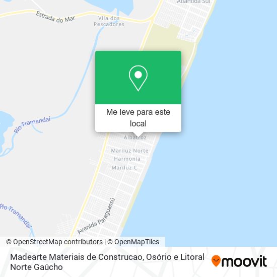 Madearte Materiais de Construcao mapa