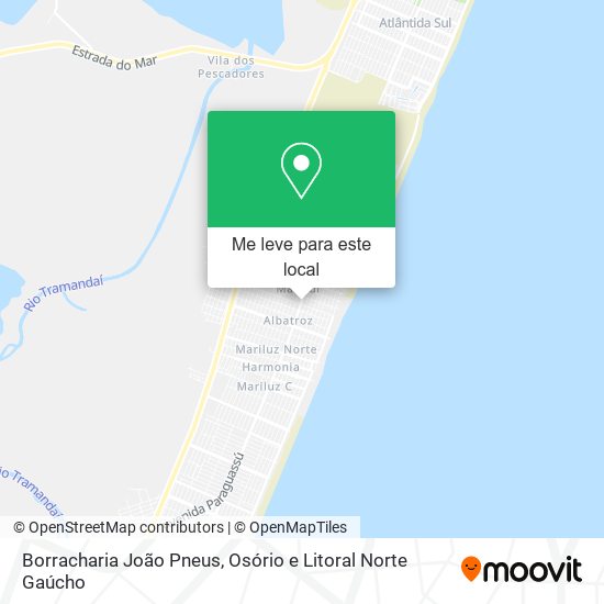 Borracharia João Pneus mapa