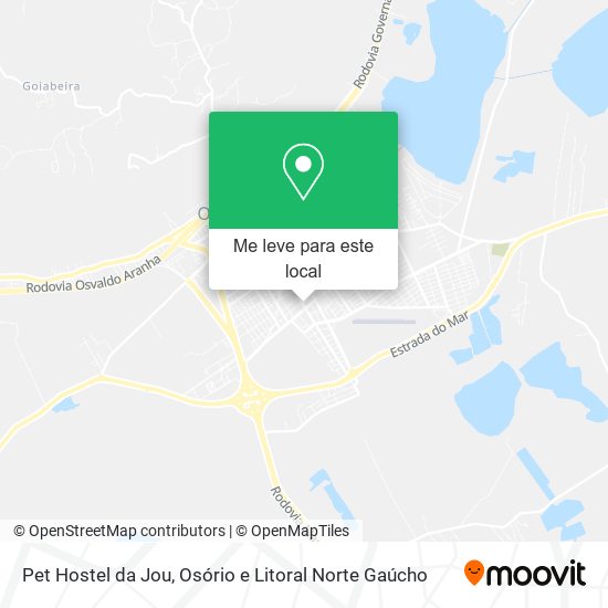 Pet Hostel da Jou mapa
