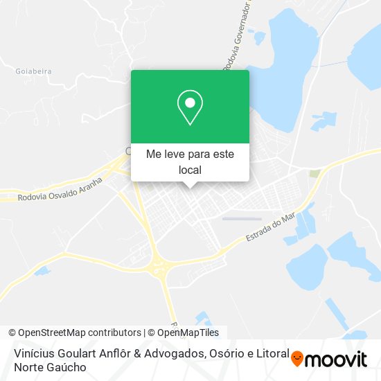 Vinícius Goulart Anflôr & Advogados mapa