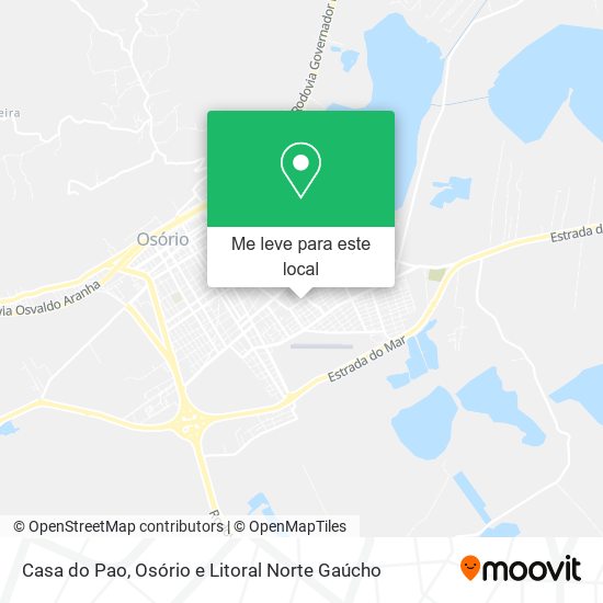 Casa do Pao mapa