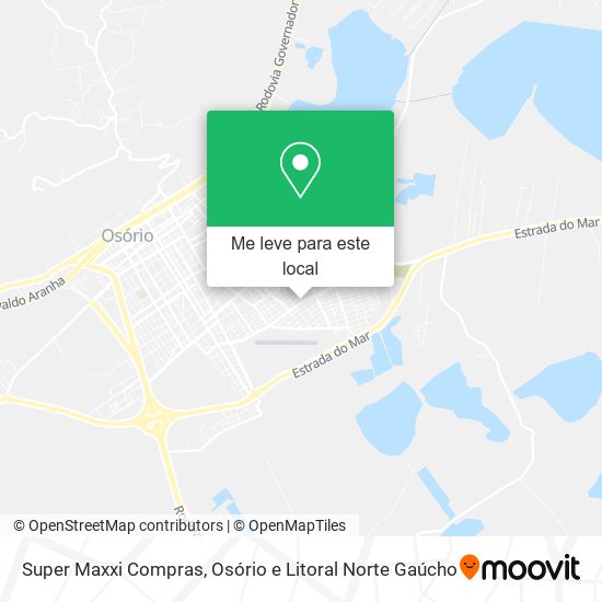 Super Maxxi Compras mapa