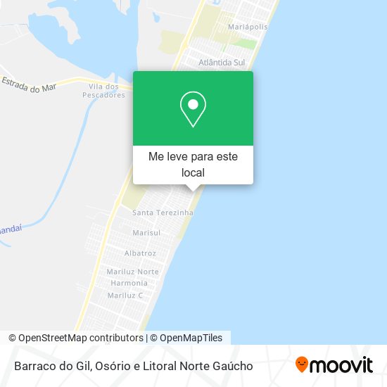 Barraco do Gil mapa
