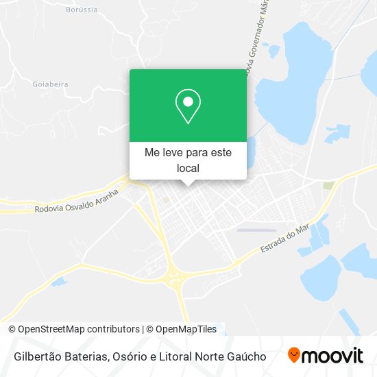 Gilbertão Baterias mapa