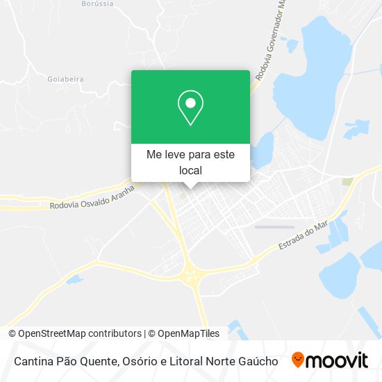 Cantina Pão Quente mapa