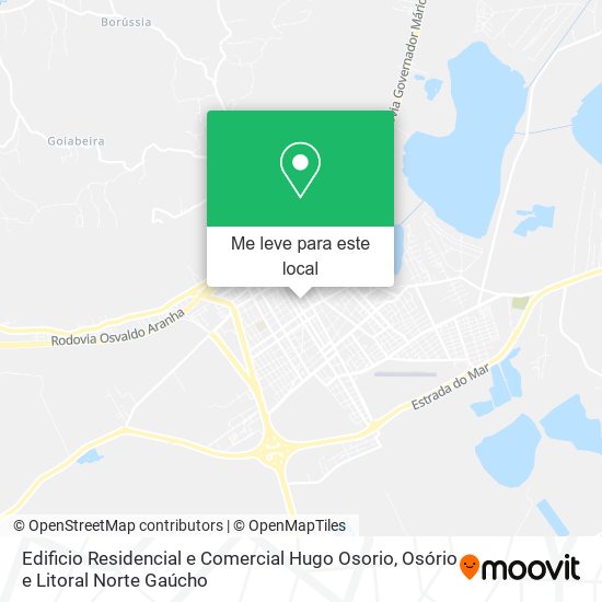 Edificio Residencial e Comercial Hugo Osorio mapa