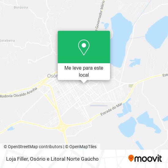 Loja Filler mapa