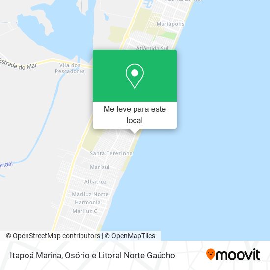 Itapoá Marina mapa