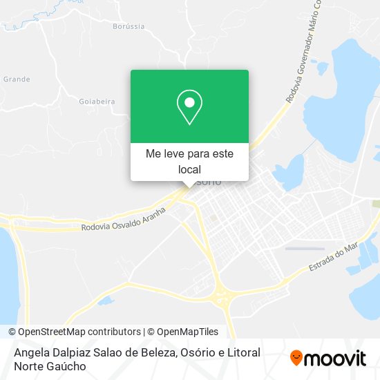 Angela Dalpiaz Salao de Beleza mapa