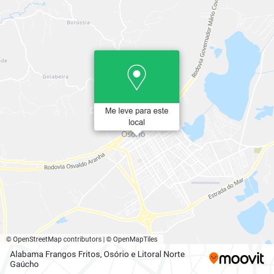 Alabama Frangos Fritos mapa